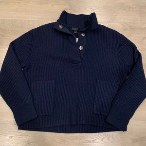 NWT J. Crew wool cropped sweater